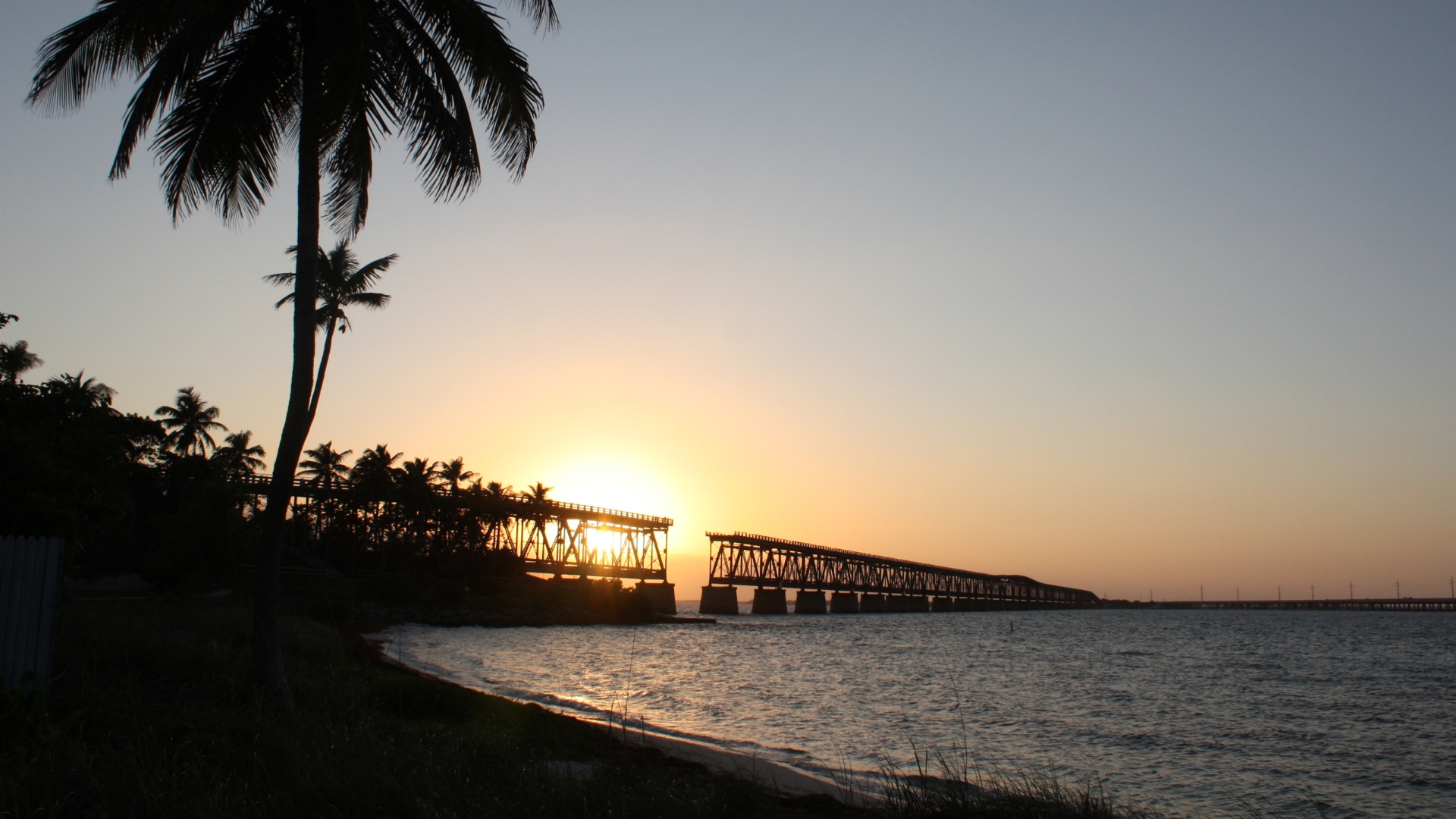 View of Sunset at Bahia Honda State Park Bridge